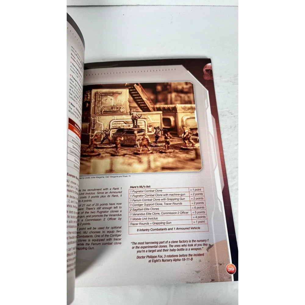Mars Code Aurora Wargame Rulebook 2023 Sci-Fi Miniatures Game Studio Tomahawk
